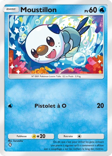 Carte Pokémon Moustillon de l'extension Domination Céleste
