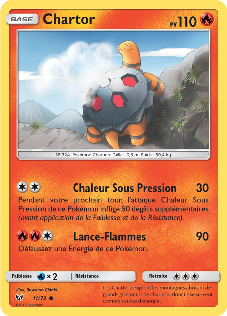 Carte Pokémon Chartor de l'extension Légendes Brillantes