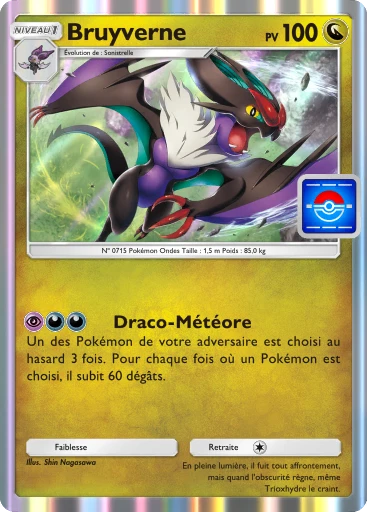 Carte Pokémon Bruyverne de l'extension Promo-B