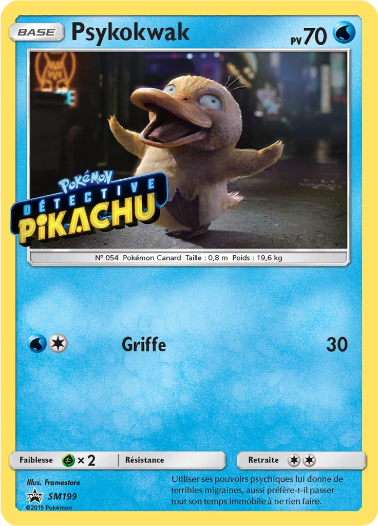 Carte Pokémon Psykokwak de l'extension Promo SM