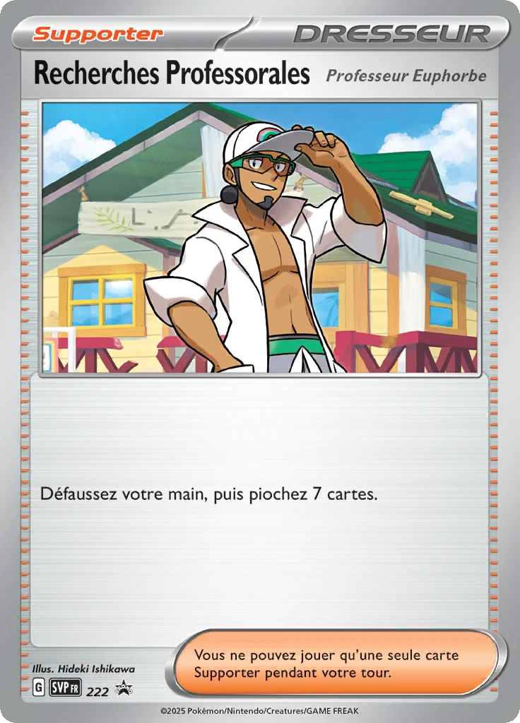 Carte Pokémon Recherches Professorales de l'extension SVP Black Star Promos