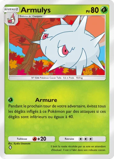 Carte Pokémon Armulys de l'extension Méga-Ascension