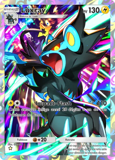 Carte Pokémon Luxray de l'extension Méga-Ascension