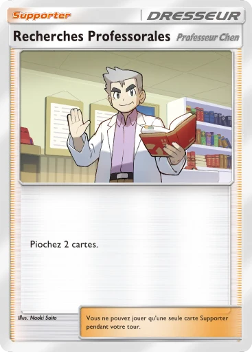 Carte Pokémon Recherches Professorales de l'extension Promo-A