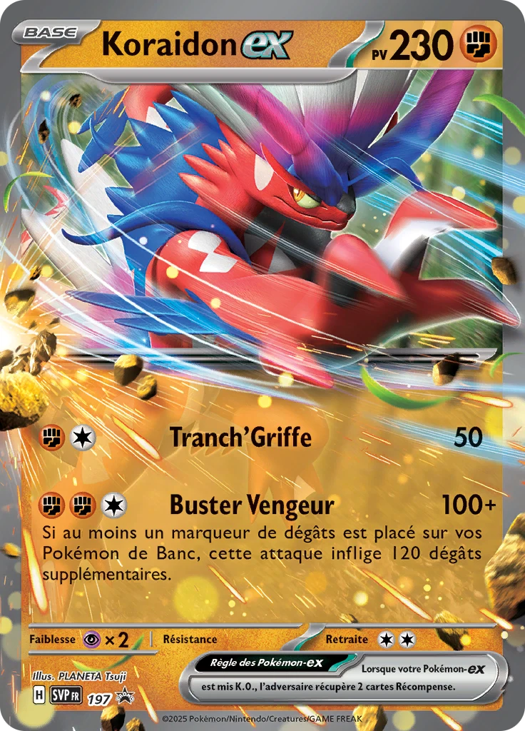 Carte Pokémon Koraidon-ex de l'extension SVP Black Star Promos