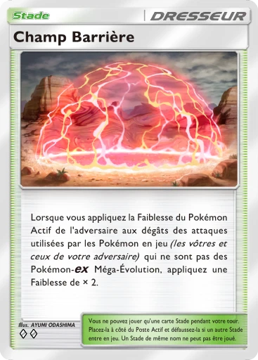 Carte Pokémon Champ Barrière de l'extension Aura Palpitante
