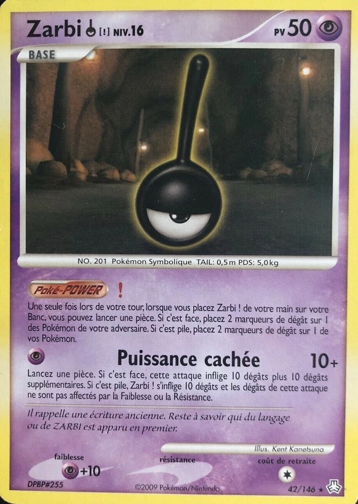 Carte Pokémon Zarbi ! de l'extension Éveil des Légendes