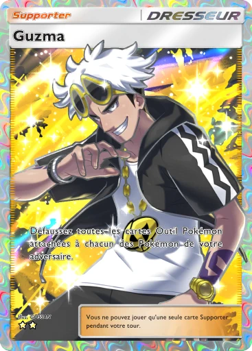 Carte Pokémon Guzma de l'extension Gardiens Astraux