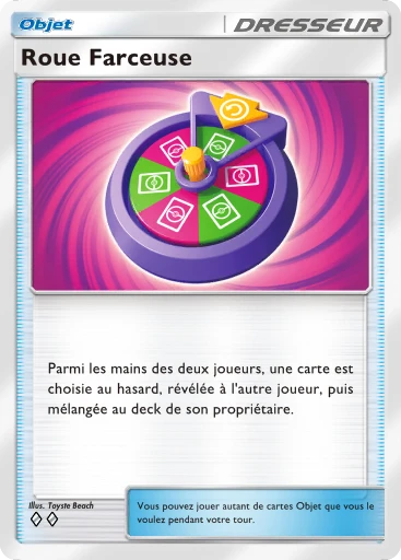 Carte Pokémon Roue Farceuse de l'extension Méga-Ascension