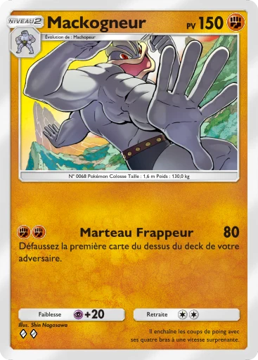 Carte Pokémon Mackogneur de l'extension Parade Onirique