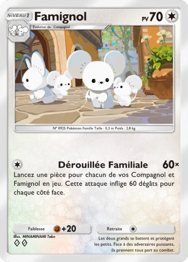 Carte Pokémon Famignol de l'extension Parade Onirique