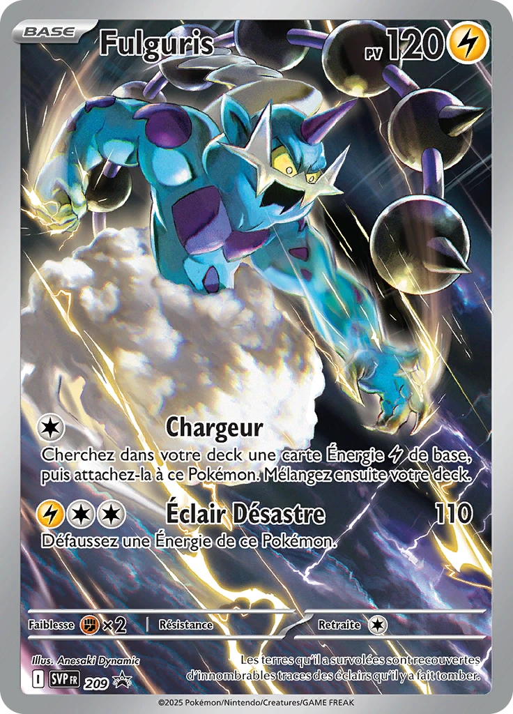 Carte Pokémon Fulguris de l'extension SVP Black Star Promos