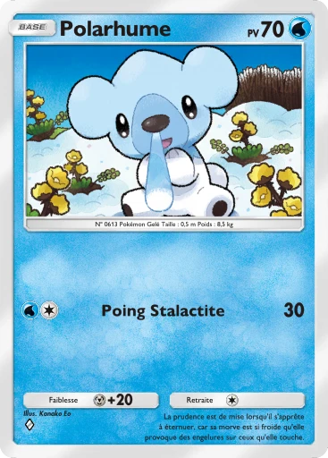 Carte Pokémon Polarhume de l'extension Aura Palpitante