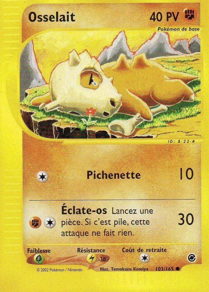 Carte Pokémon Osselait de l'extension Expedition