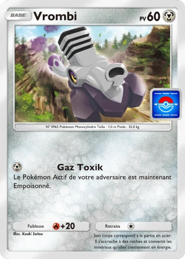 Carte Pokémon Vrombi de l'extension Promo-B