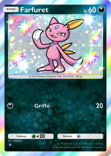 Carte Pokémon Farfuret de l'extension Sagesse entre Ciel et Mer