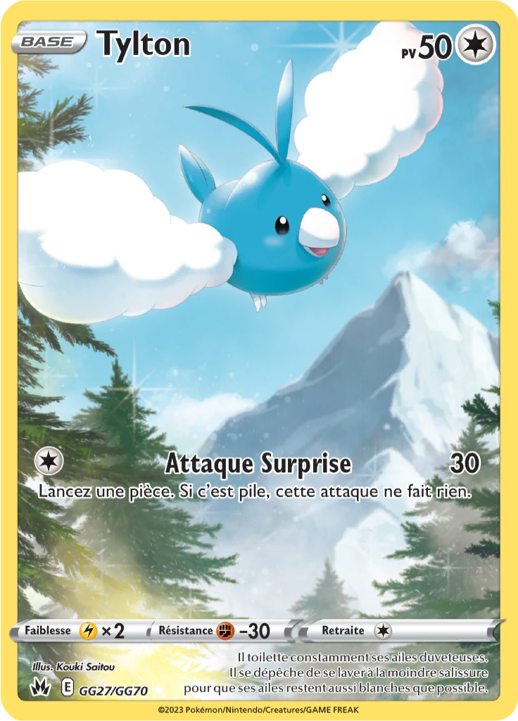Carte Pokémon Tylton de l'extension Zénith Suprême