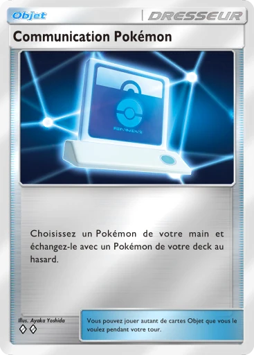 Carte Pokémon Communication Pokémon de l'extension Booster de Luxe ex