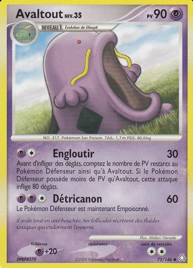 Carte Pokémon Avaltout de l'extension Éveil des Légendes