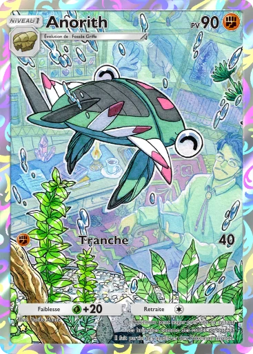 Carte Pokémon Anorith de l'extension Domination Céleste