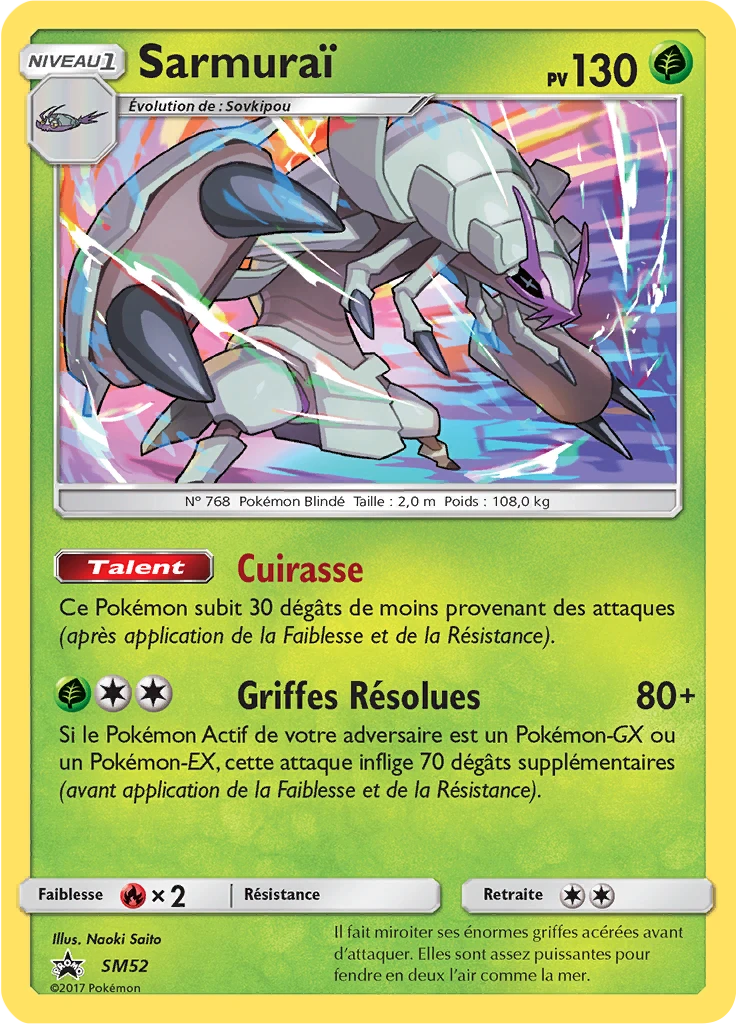 Carte Pokémon Sarmuraï de l'extension Promo SM