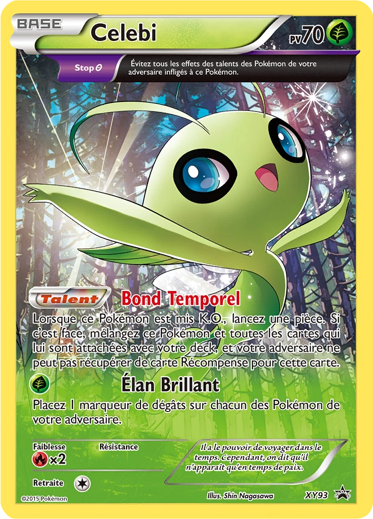 Carte Pokémon Celebi de l'extension Promo XY
