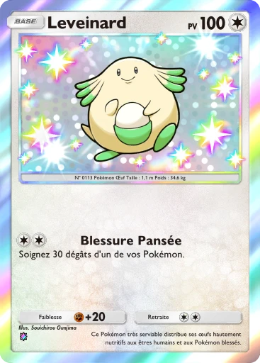 Carte Pokémon Leveinard de l'extension Aura Palpitante