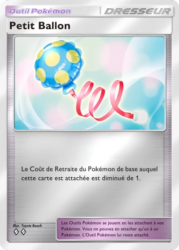 Carte Pokémon Petit Ballon de l'extension Booster de Luxe Méga