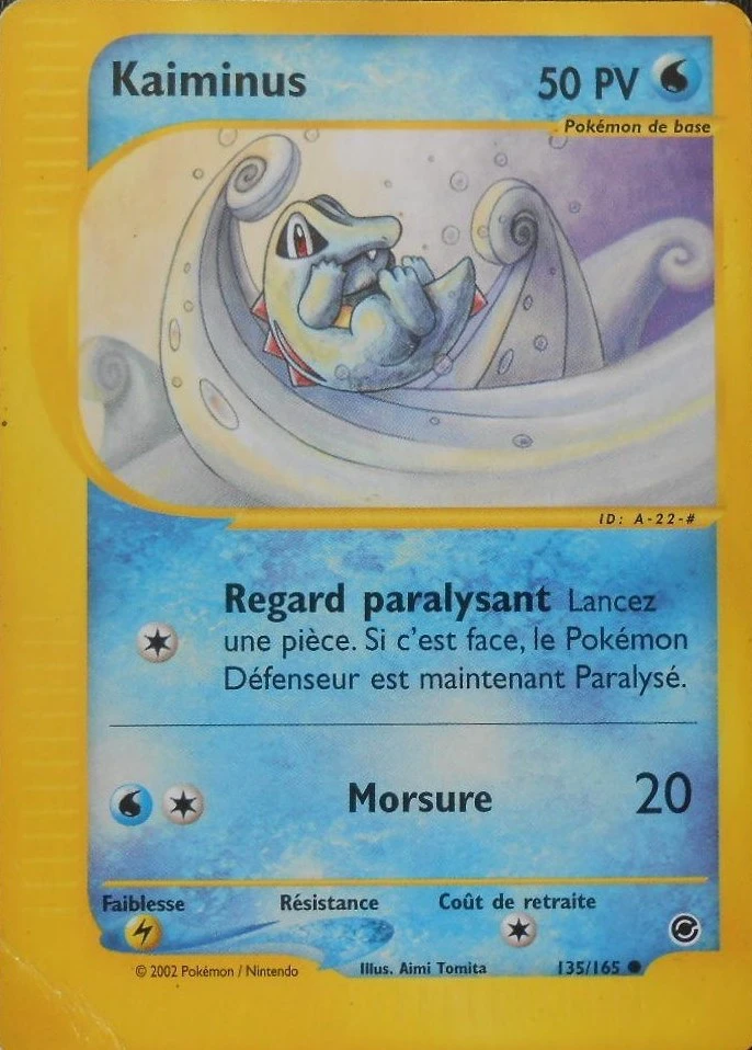 Carte Pokémon Kaiminus de l'extension Expedition