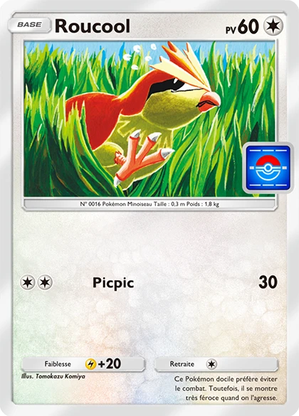 Carte Pokémon Roucool de l'extension Promo-B