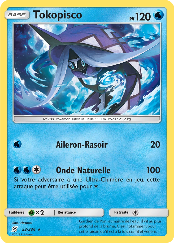 Carte Pokémon Tokopisco de l'extension Harmonie des Esprits