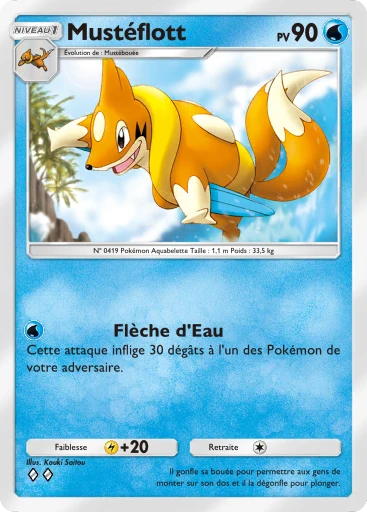 Carte Pokémon Mustéflott de l'extension Réjouissances Rayonnantes