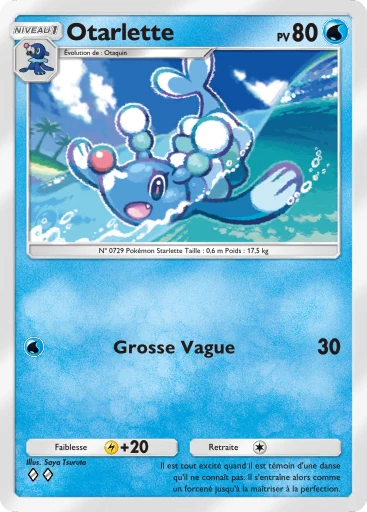 Carte Pokémon Otarlette de l'extension Gardiens Astraux
