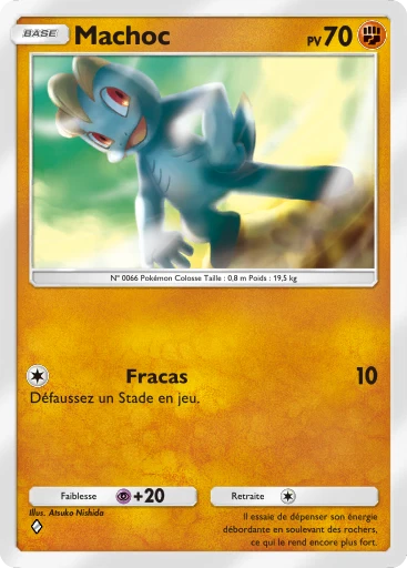 Carte Pokémon Machoc de l'extension Parade Onirique
