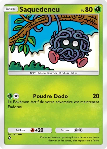 Carte Pokémon Saquedeneu de l'extension Sagesse entre Ciel et Mer