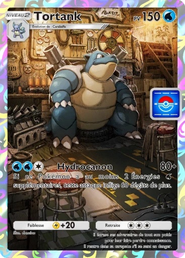 Carte Pokémon Tortank de l'extension Promo-A