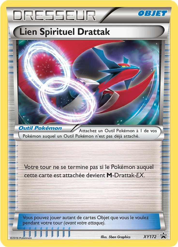 Carte Pokémon Lien Spirituel Drattak de l'extension Promo XY