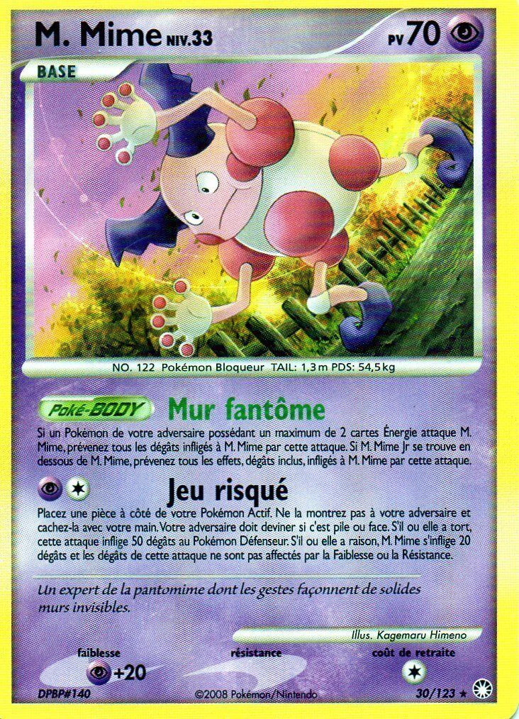 Carte Pokémon M. Mime de l'extension Trésors Mystérieux