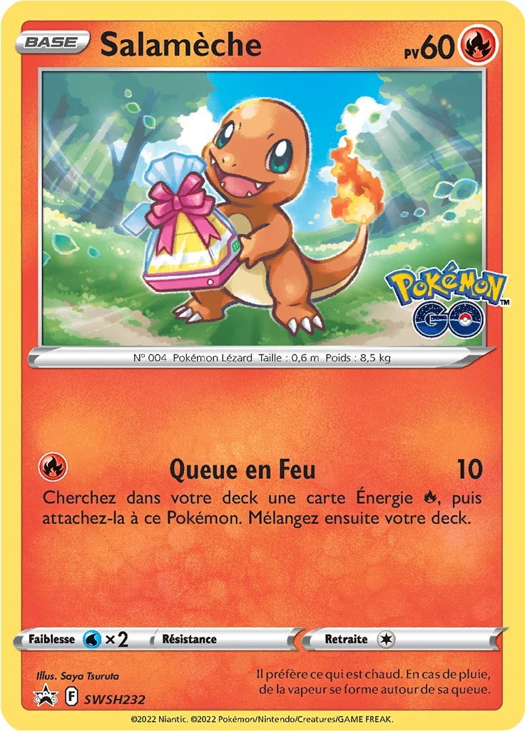 Carte Pokémon Salamèche de l'extension Promo SWSH