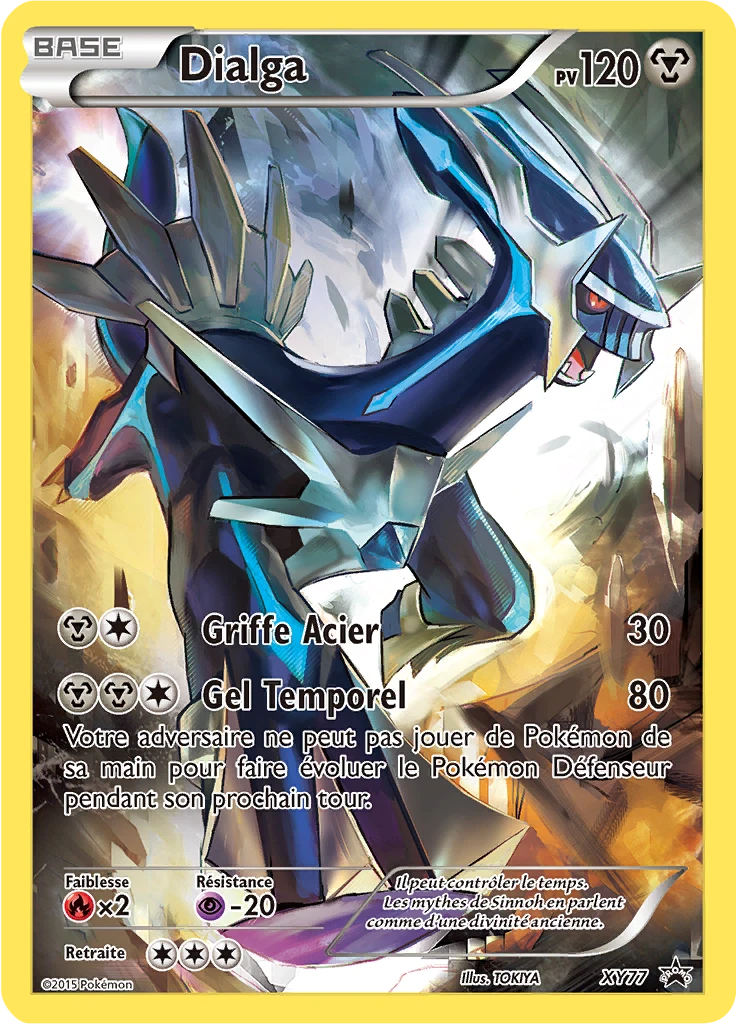 Carte Pokémon Dialga de l'extension Promo XY