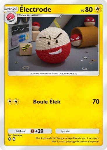 Carte Pokémon Électrode de l'extension Puissance Génétique