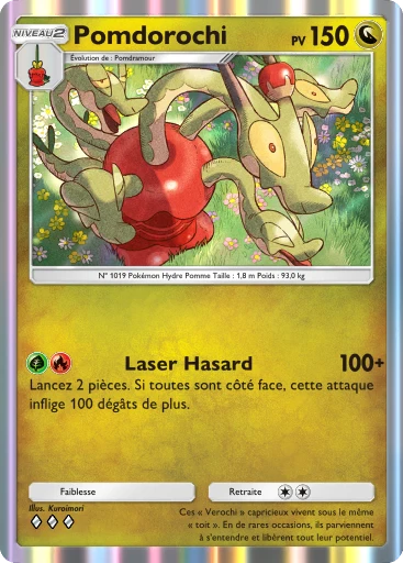 Carte Pokémon Pomdorochi de l'extension Domination Céleste