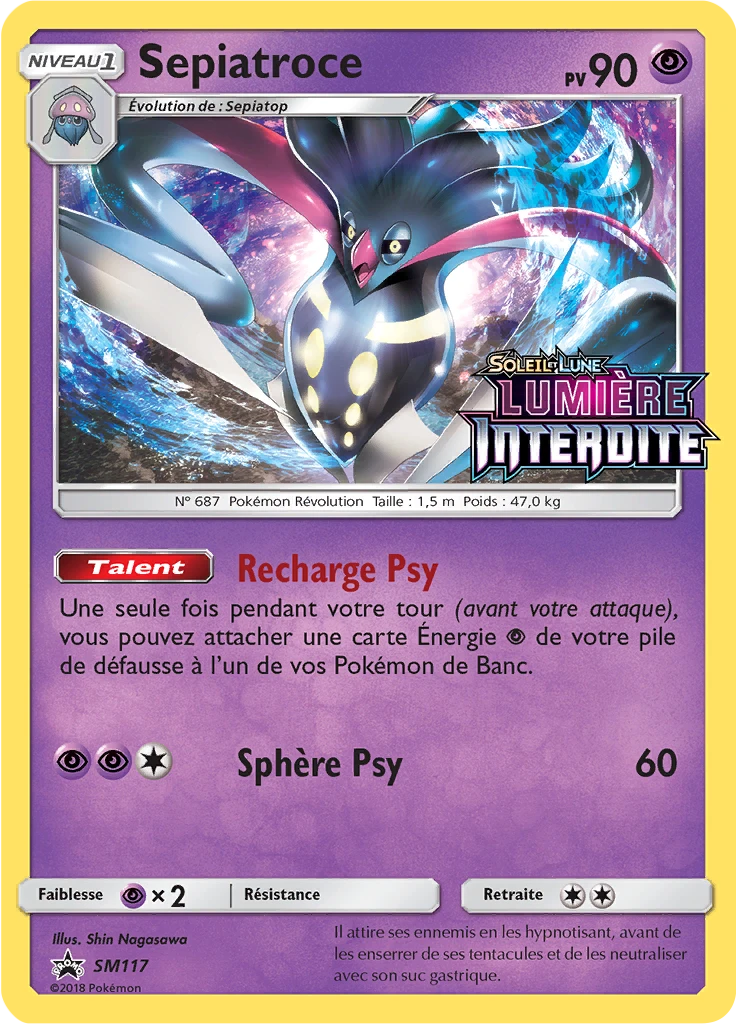 Carte Pokémon Sepiatroce de l'extension Promo SM