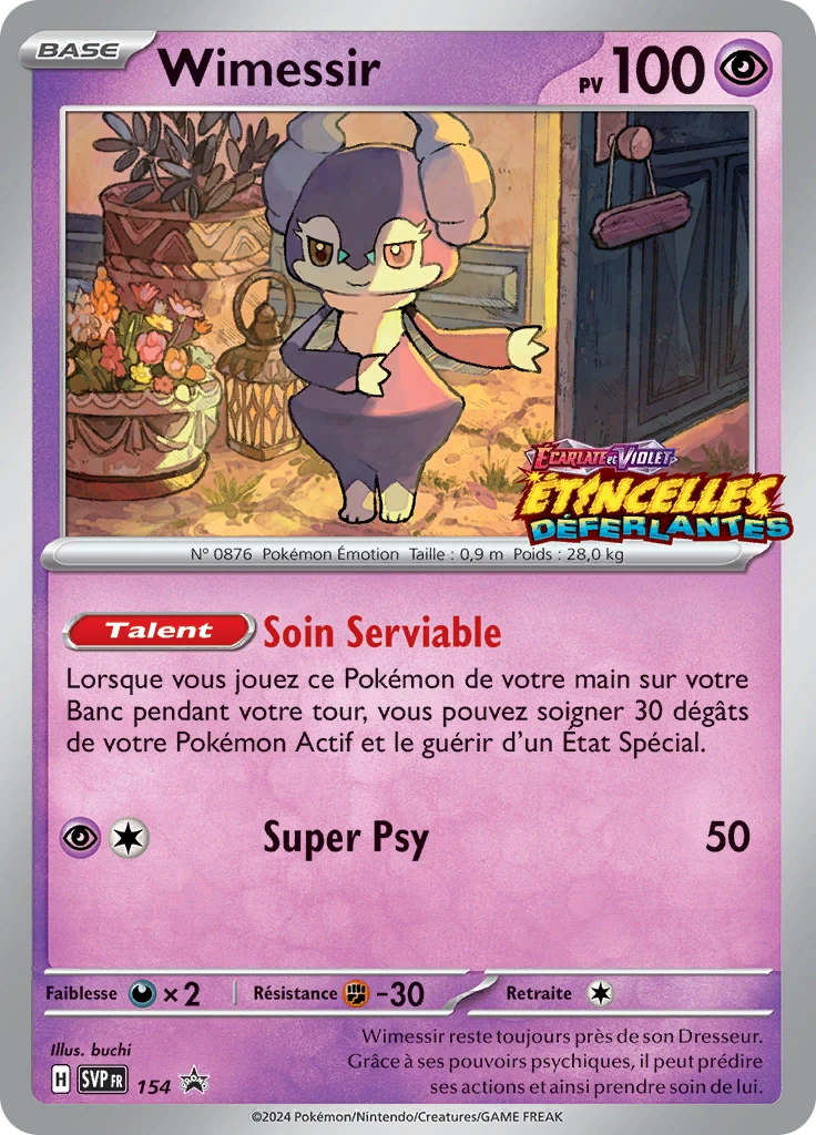 Carte Pokémon Wimessir de l'extension SVP Black Star Promos