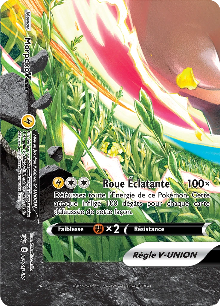Carte Pokémon Morpeko V-UNION de l'extension Promo SWSH