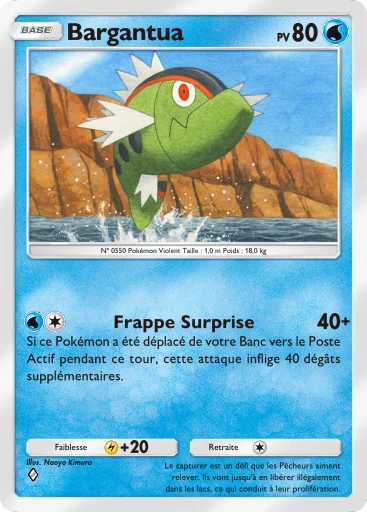 Carte Pokémon Bargantua de l'extension Embrasement Écarlate