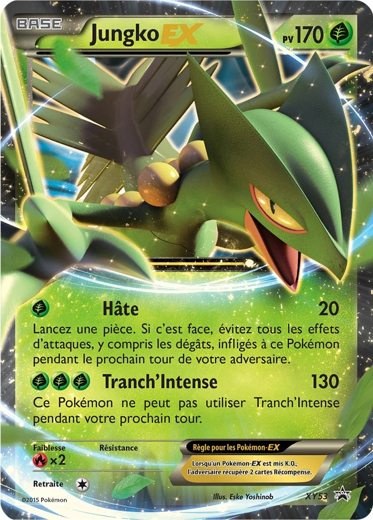 Carte Pokémon Jungko EX de l'extension Promo XY
