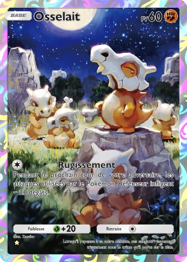 Carte Pokémon Osselait de l'extension Puissance Génétique