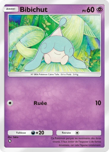 Carte Pokémon Bibichut de l'extension Aura Palpitante