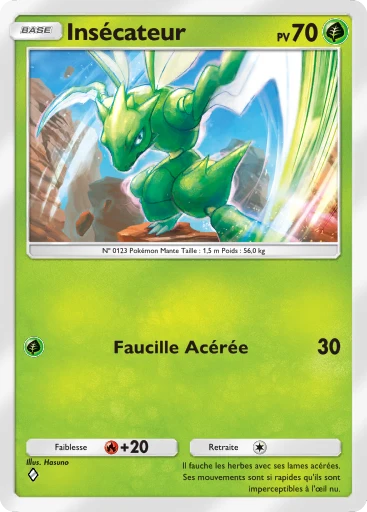 Carte Pokémon Insécateur de l'extension Puissance Génétique